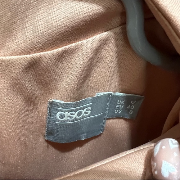 ASOS High Neck Tabard Midi Dress With Exposed Zip - Picture 5 of 5